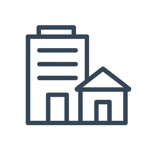 Concrete trowel and slab repair icon